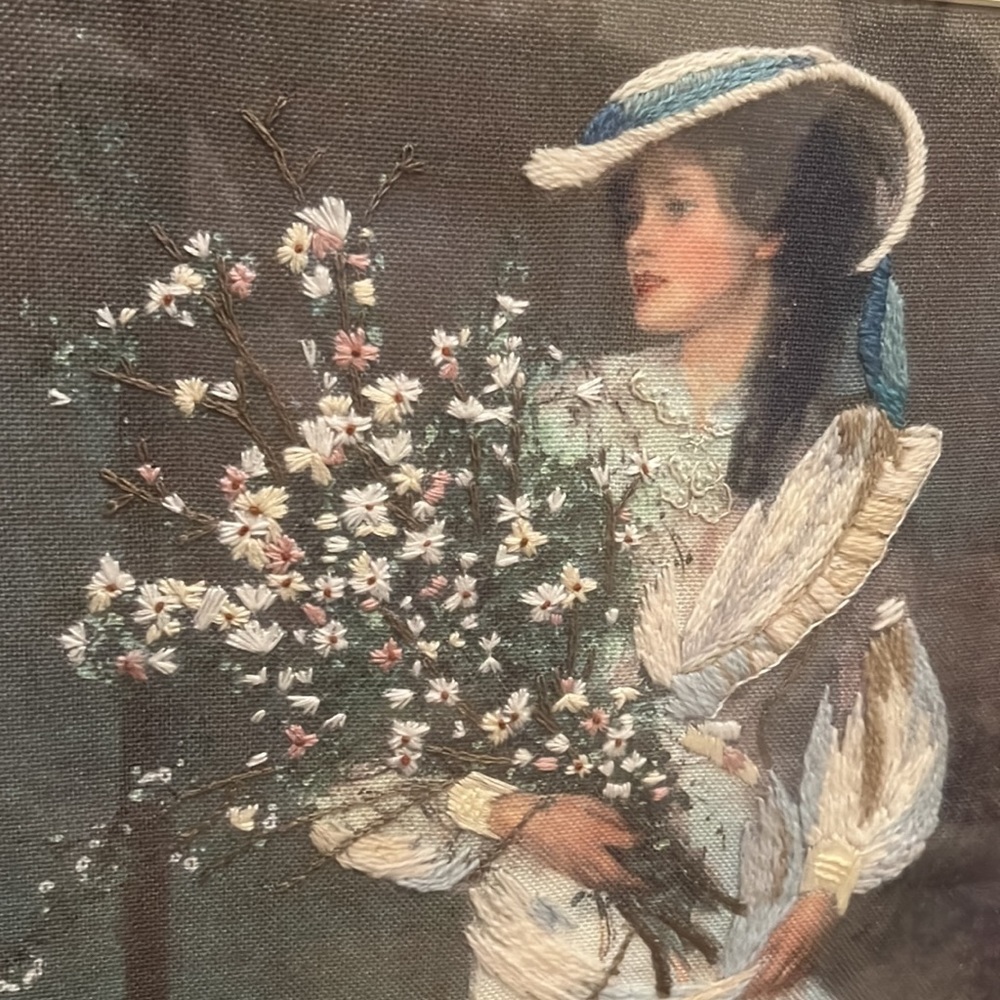 💥SALE💥 Vintage Lovely Lady, Turn of the Century Needlework